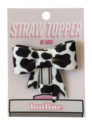 Large Bow Straw Toppers