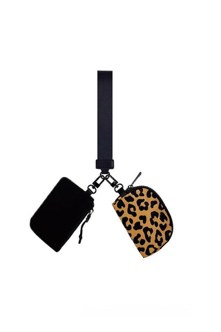 Dual Pouch Wristlet Keychains