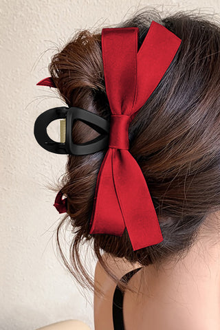 Bow Claw Clips - Red image