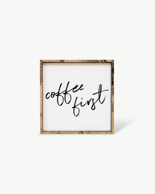 Coffee First Sign image 0