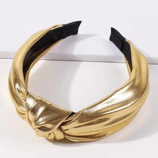 Metallic Headbands - Gold image