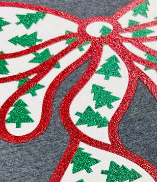 Glitter Bow with Tiny Trees Tee image 1