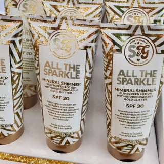 ALL THE SPARKLE - Mineral Shimmer with Biodegradable Glitter SPF 30 image 2