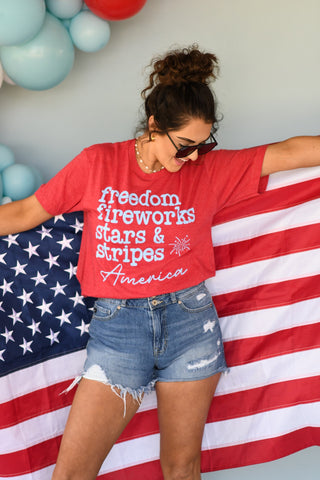 Freedom Fireworks Stars & Stripes Tee image 0
