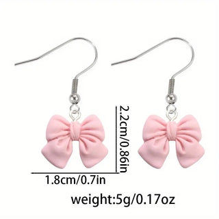 Bow Dangle Earrings image 1