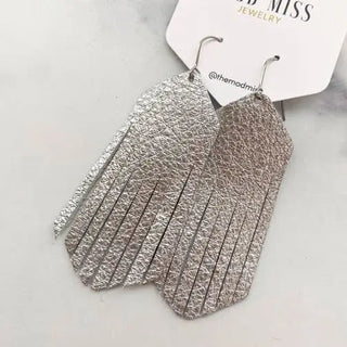 Metallic Fringe Earrings