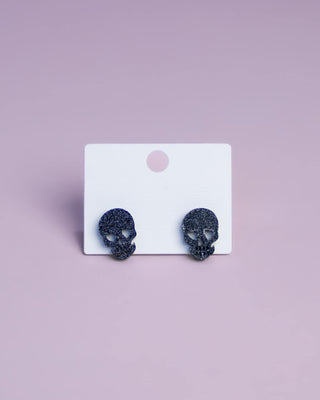 Sparkly Skull Earrings image 0