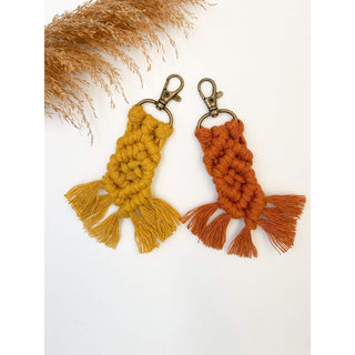 Small Macrame Keychain image 2