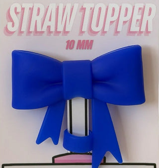 Large Bow Straw Toppers