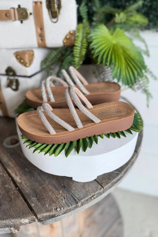 Corky's Striptease Rhinestone Sandals