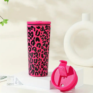20oz Leopard Stainless Tumbler image 2