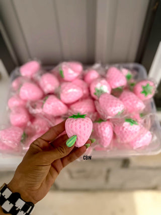 Pink Strawberry Squishy