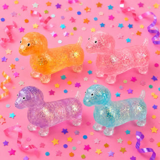 Glitter Weenie Dog Squishy