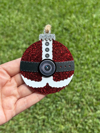 Santa & Grinch Cam Ornaments