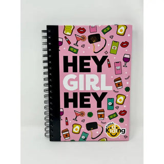 Hey Girl Hey Spiral-Bound Notebook image 0
