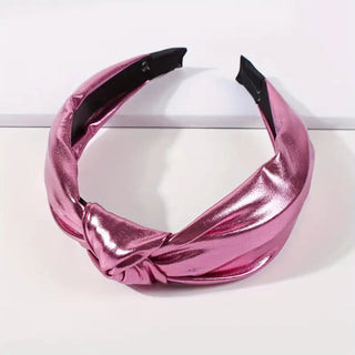 Metallic Headbands - Pink image