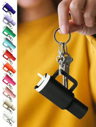 Stanley Cup Keychain/Lip Balm Holder image 1