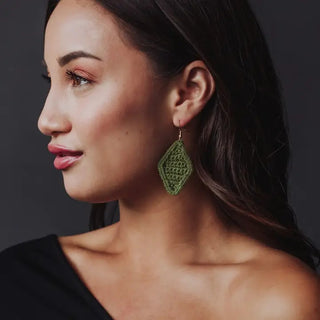 Diamond Crochet Earrings