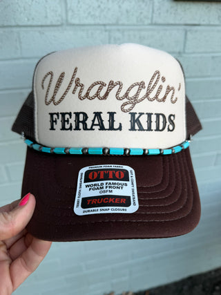 Wranglin' Feral Kids Trucker Hat
