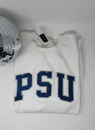 PSU Glitter Embroidered Crewneck