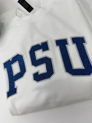 PSU Glitter Embroidered Crewneck