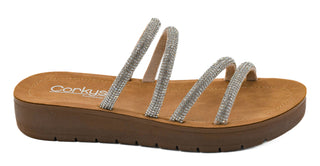 Corky's Striptease Rhinestone Sandals