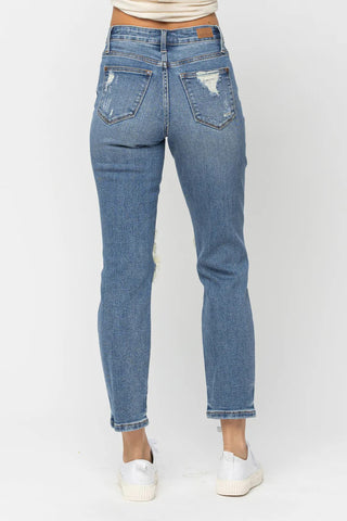 Judy Blue Destroyed Boyfriend Jeans image 3