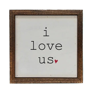 I Love Us Sign image 0