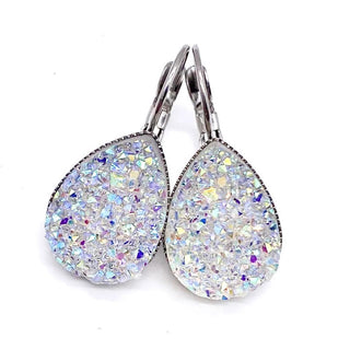 Texas Teardrop Dangles - Crystal image