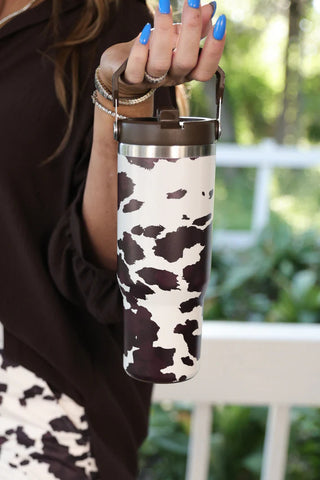 Cowhide Couture Travel Tumbler image 0