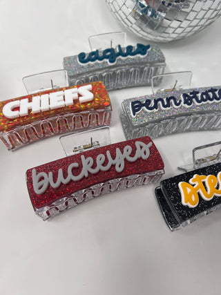 Large Game Day Claw Clips image 1