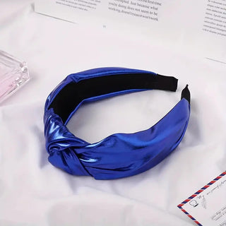 Metallic Headbands - Blue image