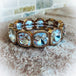 Clear Stone/Gold