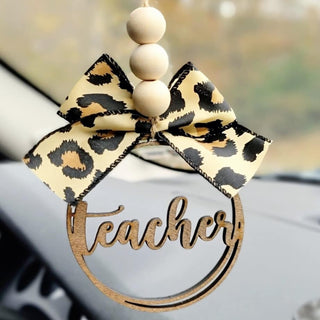 Car Charms - Teacher, Leopard image