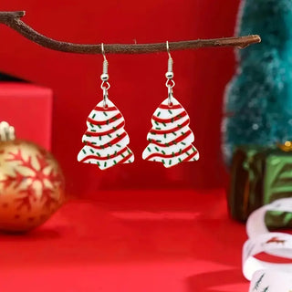 Little Debbie Cake Dangle Earrings image 0