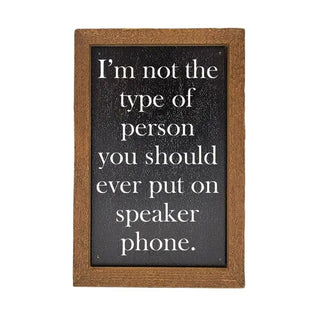 Speaker Phone Sign image 0