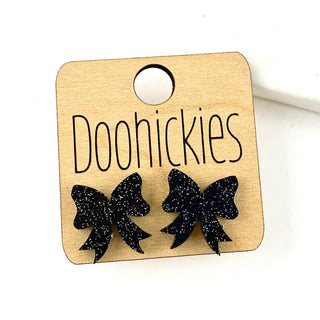 Glitzy Bow Studs image 4
