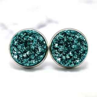Druzy Stud Earrings