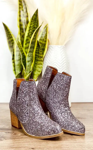 Not Rated Fiera Booties In Pewter image 3