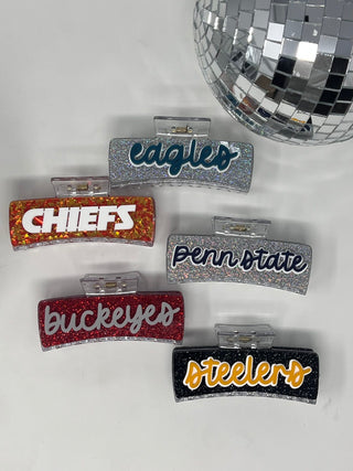 Large Game Day Claw Clips image 0