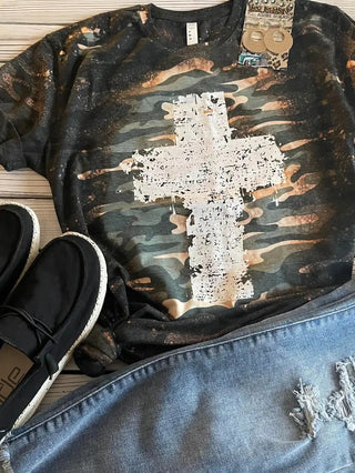 Grunge Cross Tee