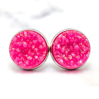 Druzy Stud Earrings
