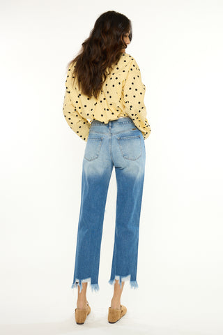 KanCan Relaxed Cropped Mom Jean