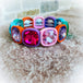 Multi Stone Bright Colors