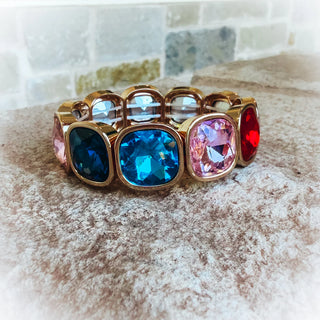 Confetti Gem Stretch Bracelets