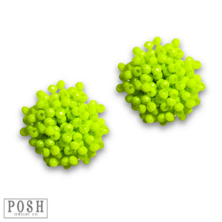 Neon Cluster Earrings