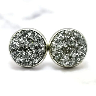 Druzy Stud Earrings