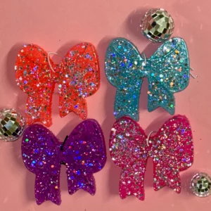 Glitter Bow Car Freshie